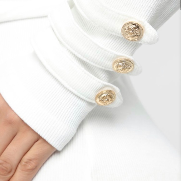 Ribbed midi dress - Picture 3 of 3